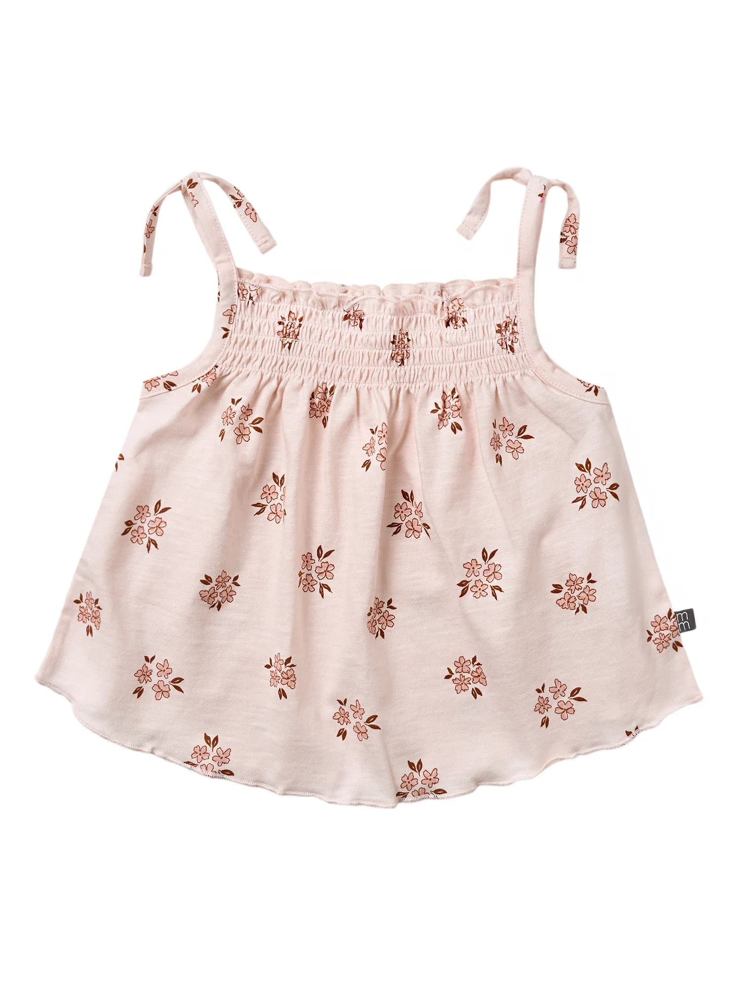 Modern Moments by Gerber Toddler Girl Organic Smocked Sleeveless Top, Sizes 12M-5T | Walmart (US)