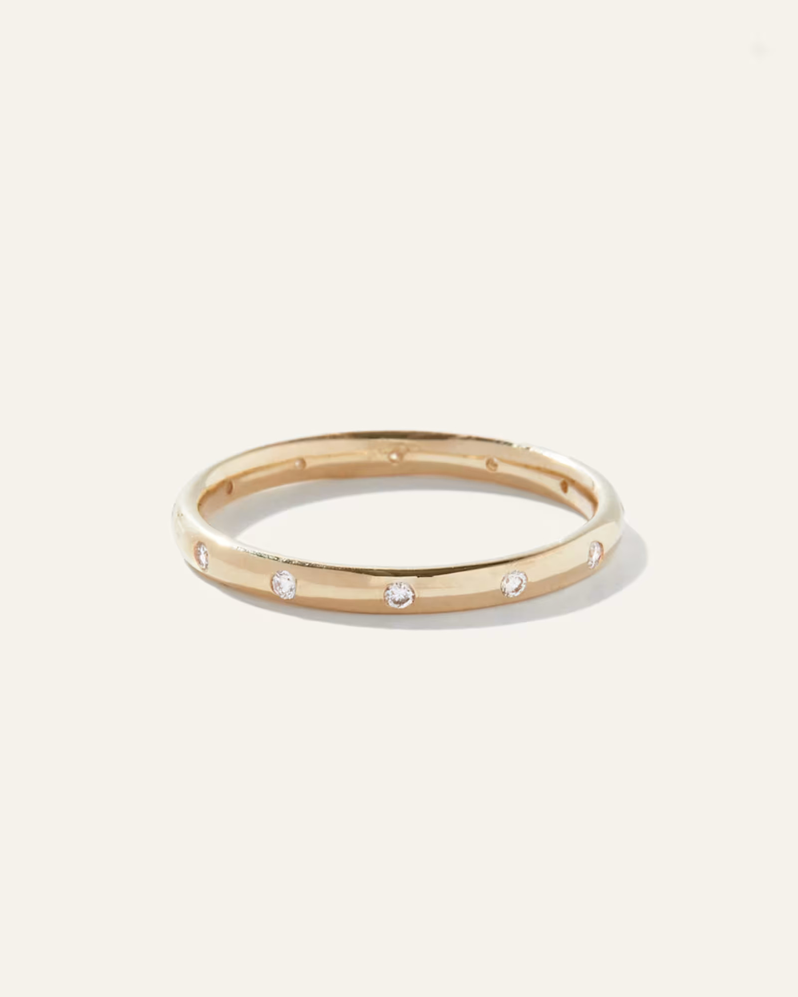 14K Gold Diamond Dot Ring | Quince