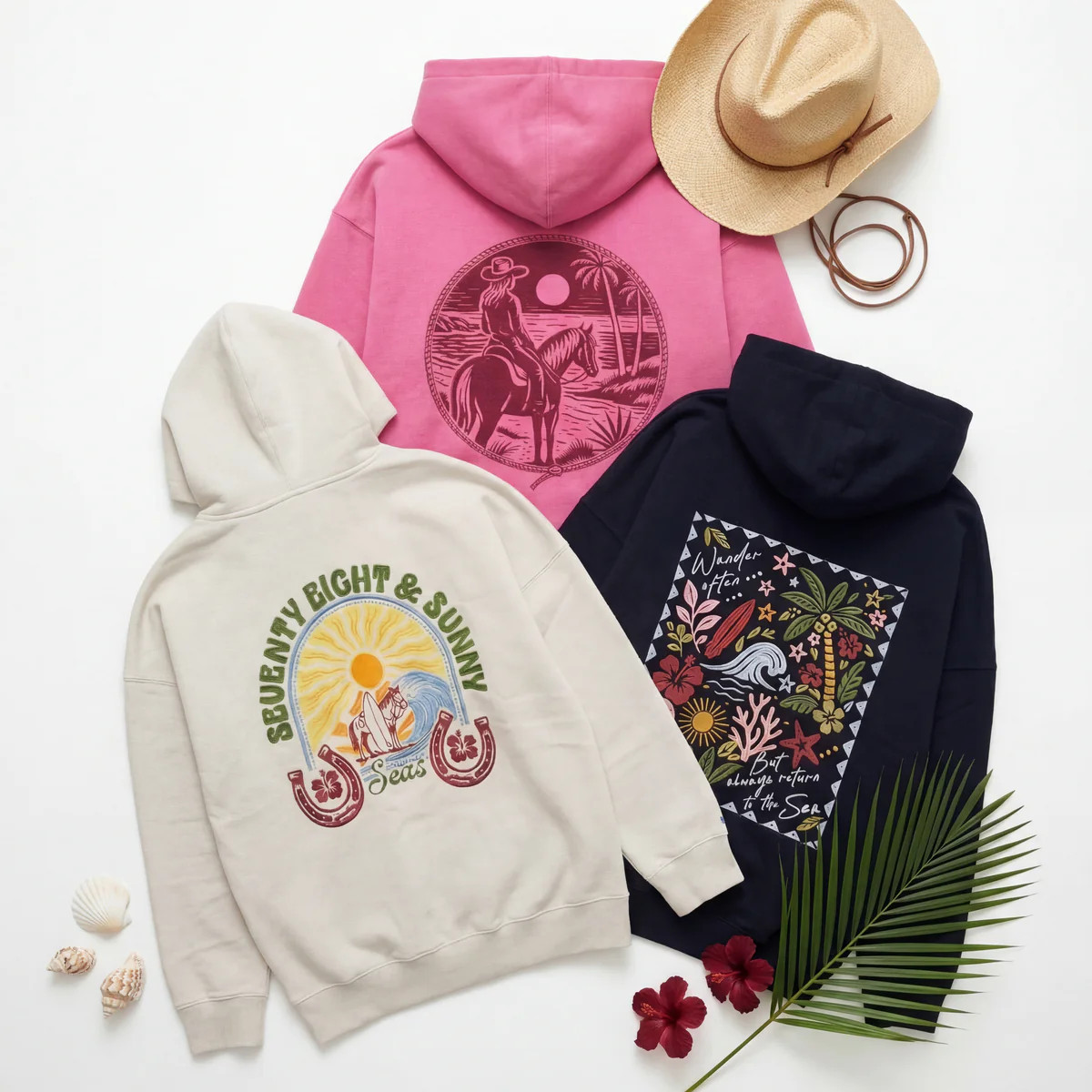 Ryder Graphic Hoodie – Oversized Fleece Hoodie in Multiple Colors | Seventy Eight and Sunny