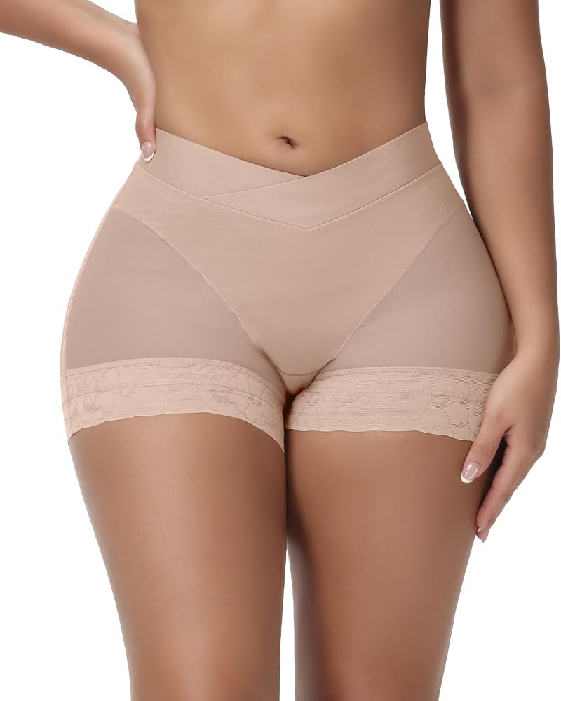 SHAPSHE Butt Lifting Panties Tummy Control Shapewear Shorts V Shaped Body Shaper Shorts Fajas Col... | Amazon (US)