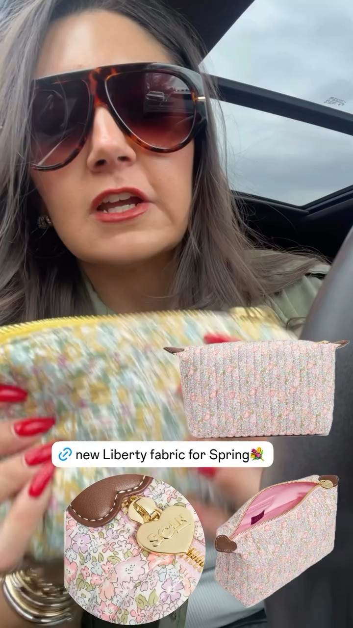 Stoney clover Lane liberty fabric pouch for Spring💐