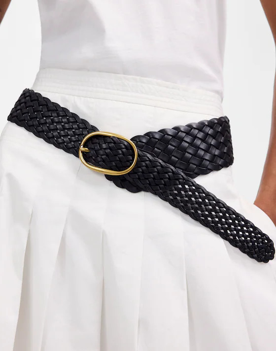 Woven Leather Hip Belt | Madewell | Madewell