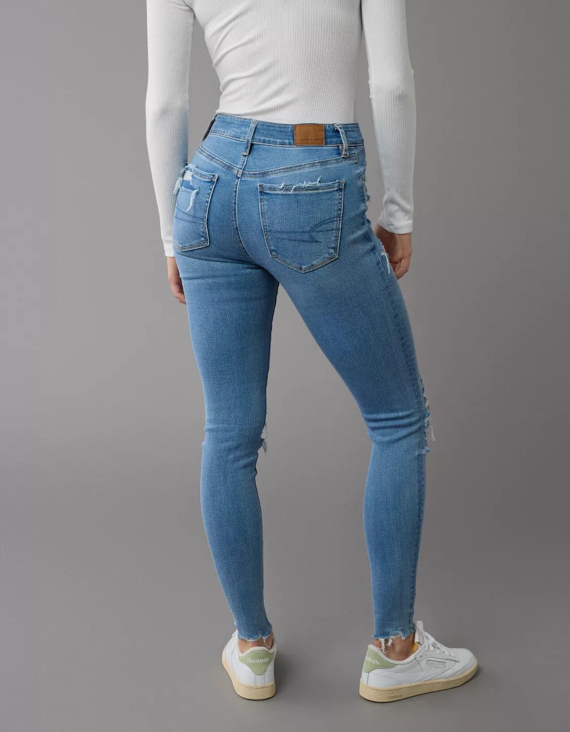 AE Next Level Ripped High-Waisted Jegging | American Eagle Outfitters (US & CA)