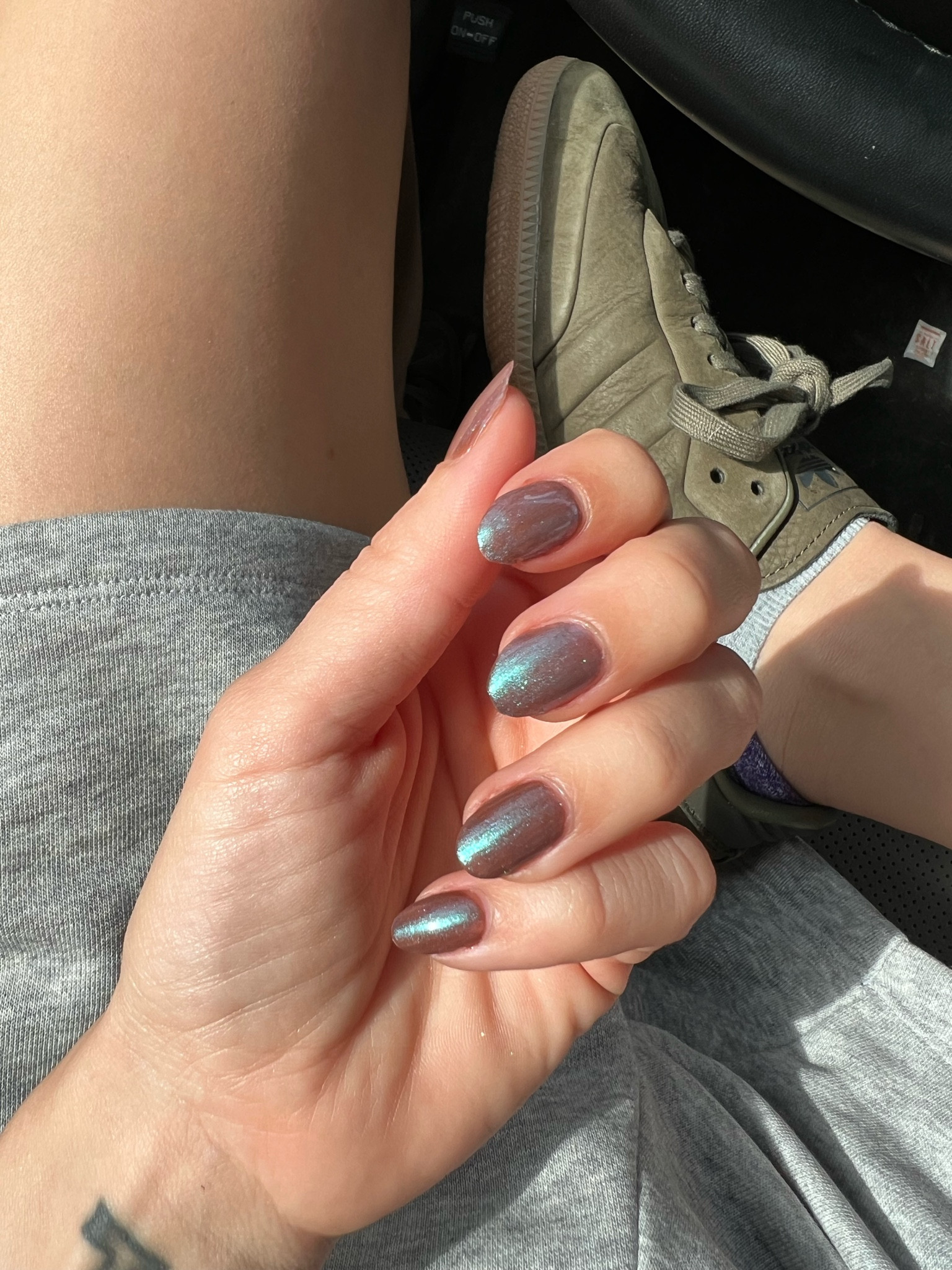 Frosted latte mani 👌🏼 