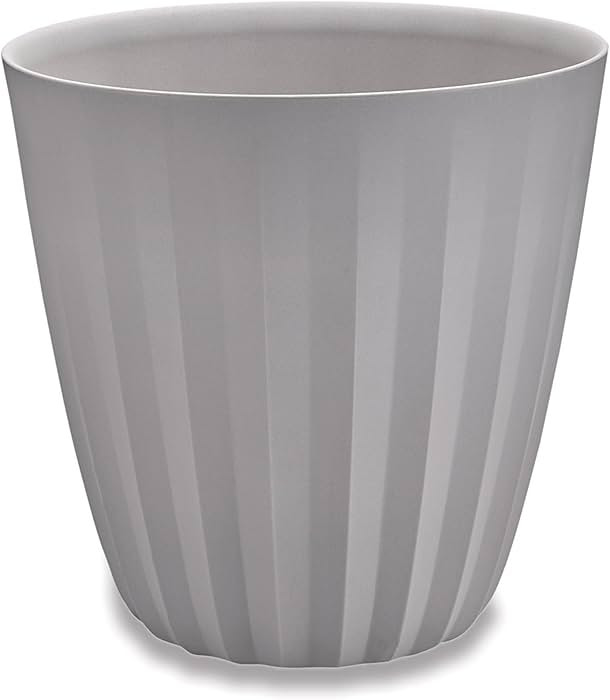 Crescent Garden Pleat Planter, Large Outdoor/Indoor Pot 15-Inch (Ash) | Amazon (US)