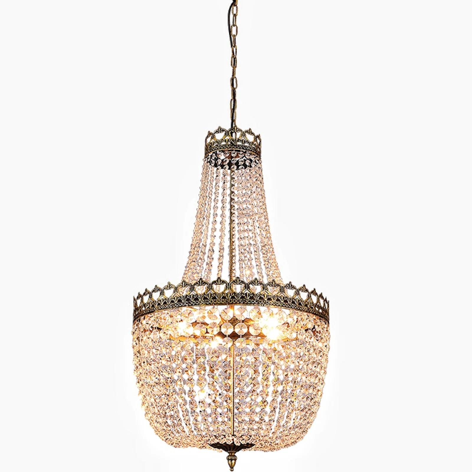 Bernhard 5 - Light Dimmable Empire Chandelier with Crystal Accents | Wayfair North America