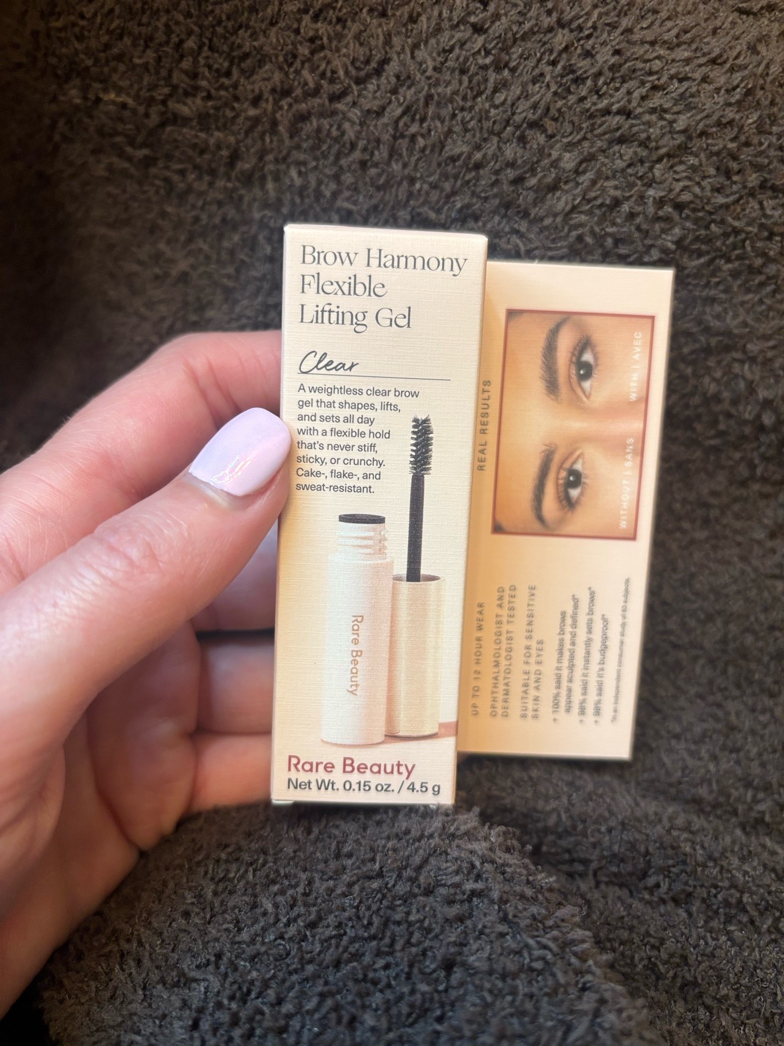 Rare Beauty eyebrow gel.

#LTKdayinmylife #LTKootd #LTKMothersDay
