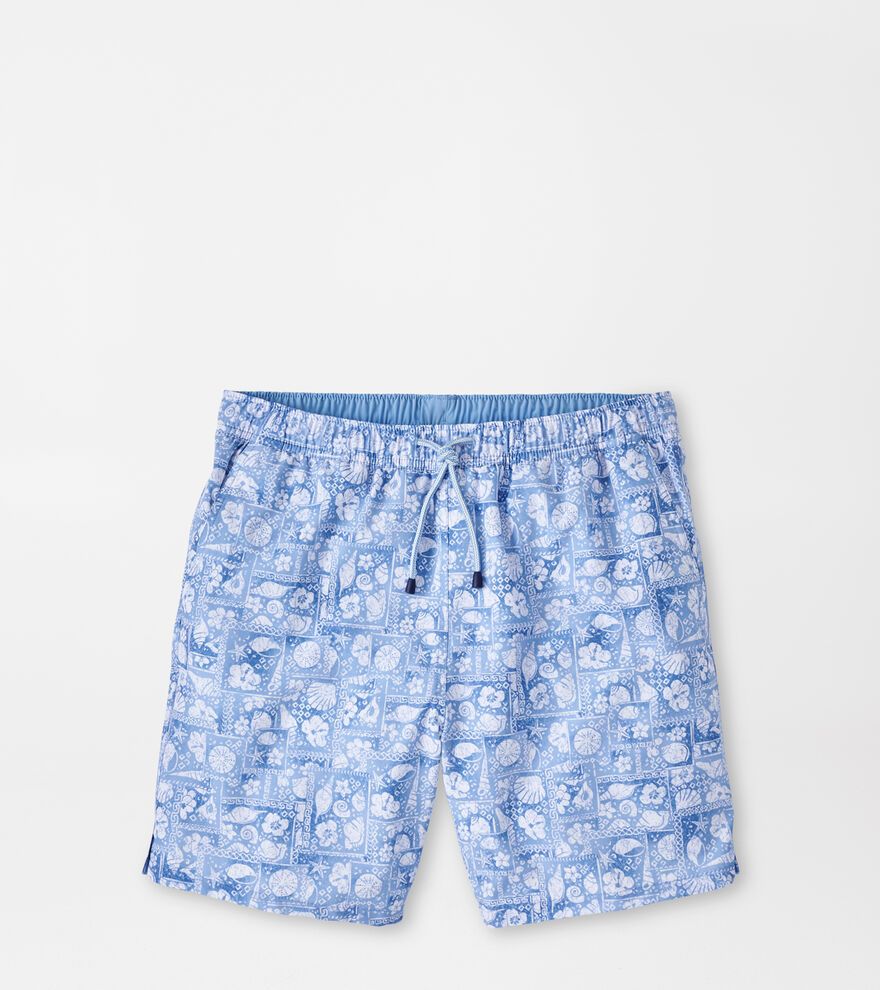 Shell Patchwork Swim Trunk | Peter Millar