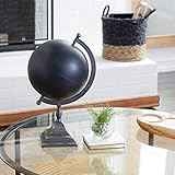 Deco 79 Industrial Metal Round Globe, 11" x 10" x 18", Black | Amazon (US)