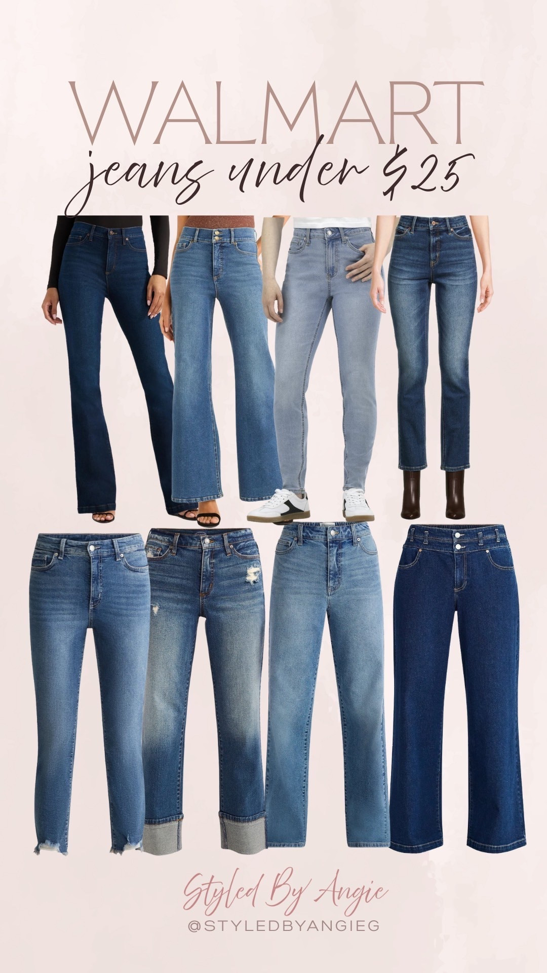 I’m completely blown away by Walmart’s jeans lately. They are under $25 and so flattering. Their jeans always sell super fast, so don’t wait long before you grab them. They are more than worth it, if you’ve never tried them out. 
Under $25 jeans, Walmart denim finds, petite friendly jeans 

#LTKSeasonal #LTKPetite #LTKFindsUnder50