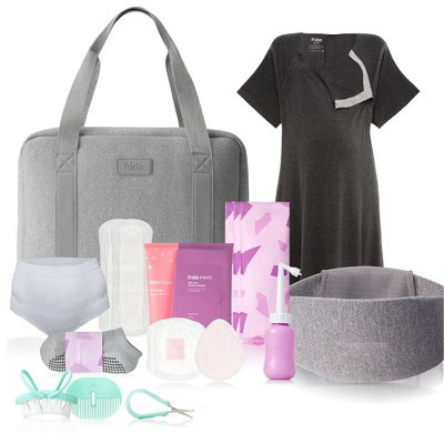 Frida Mom PrePacked Hospital Baby Essentials and Feminine Care Set, Includes C-Section Delivery Recovery, Newborn Grooming Kit and Toiletry Bag - 30pc | Target