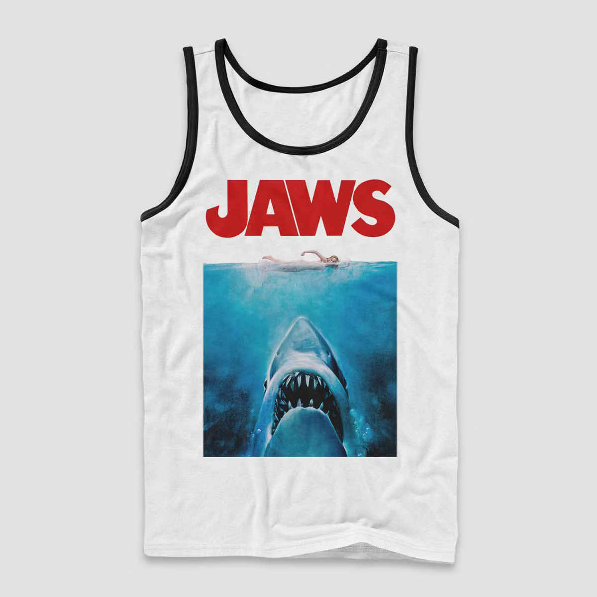 Men's Universal Jaws Tank Top - White | Target