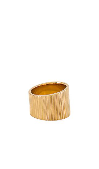 Meta Band Ring in Gold | Revolve Clothing (Global)