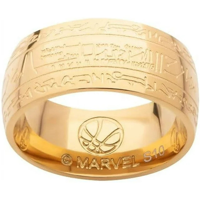 Marvel Studios Officially Licensed: Doctor Strange Spell Ring, Stainless Steel, Size - 11 | Walmart (US)