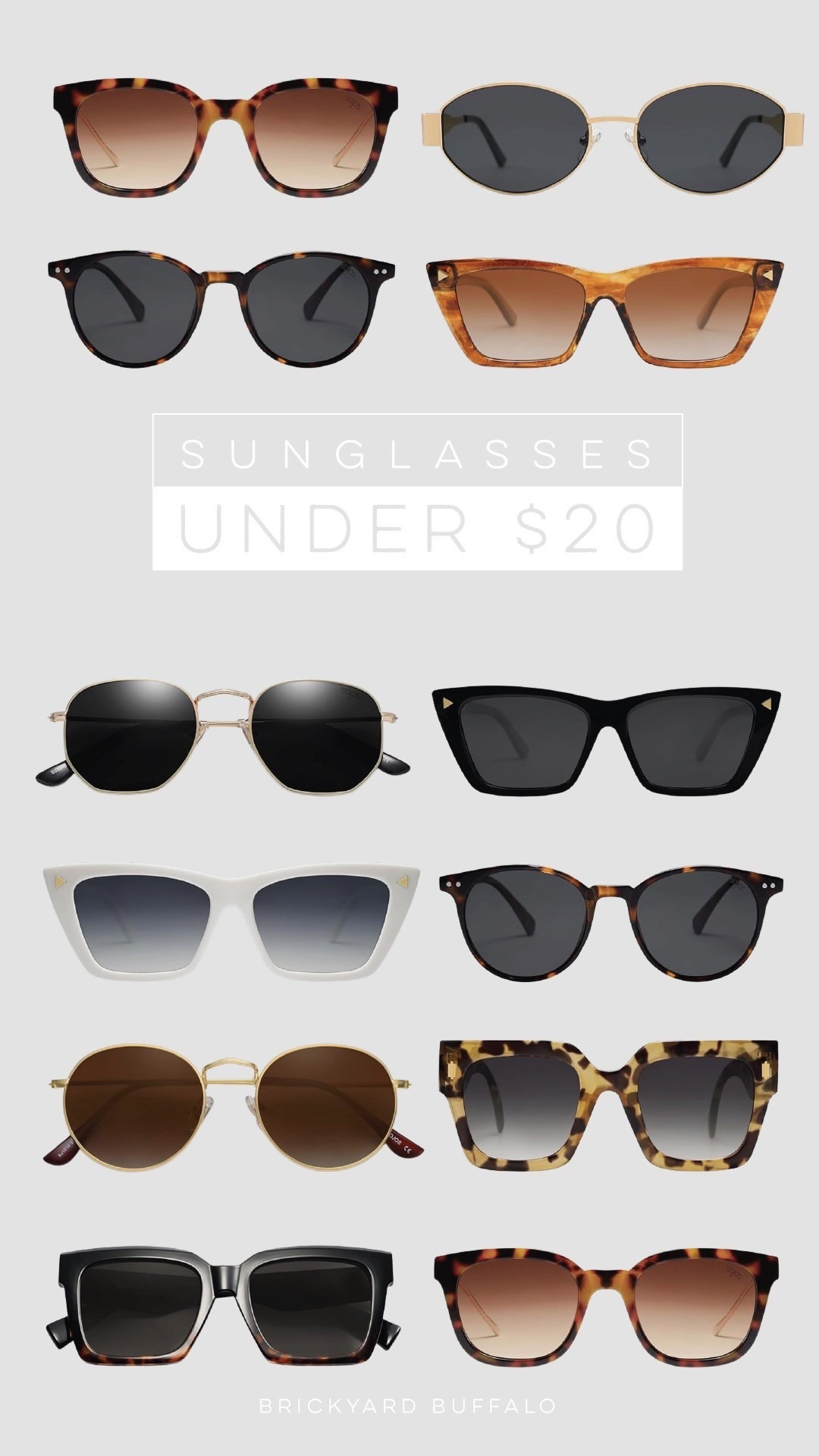 Why choose just one? Get these trendy and budget-friendly sunglasses to complement every summer outfit! 😎

#FashionFinds #SojoSunglasses #SummerStyle

#LTKSaleAlert #LTKFindsUnder50