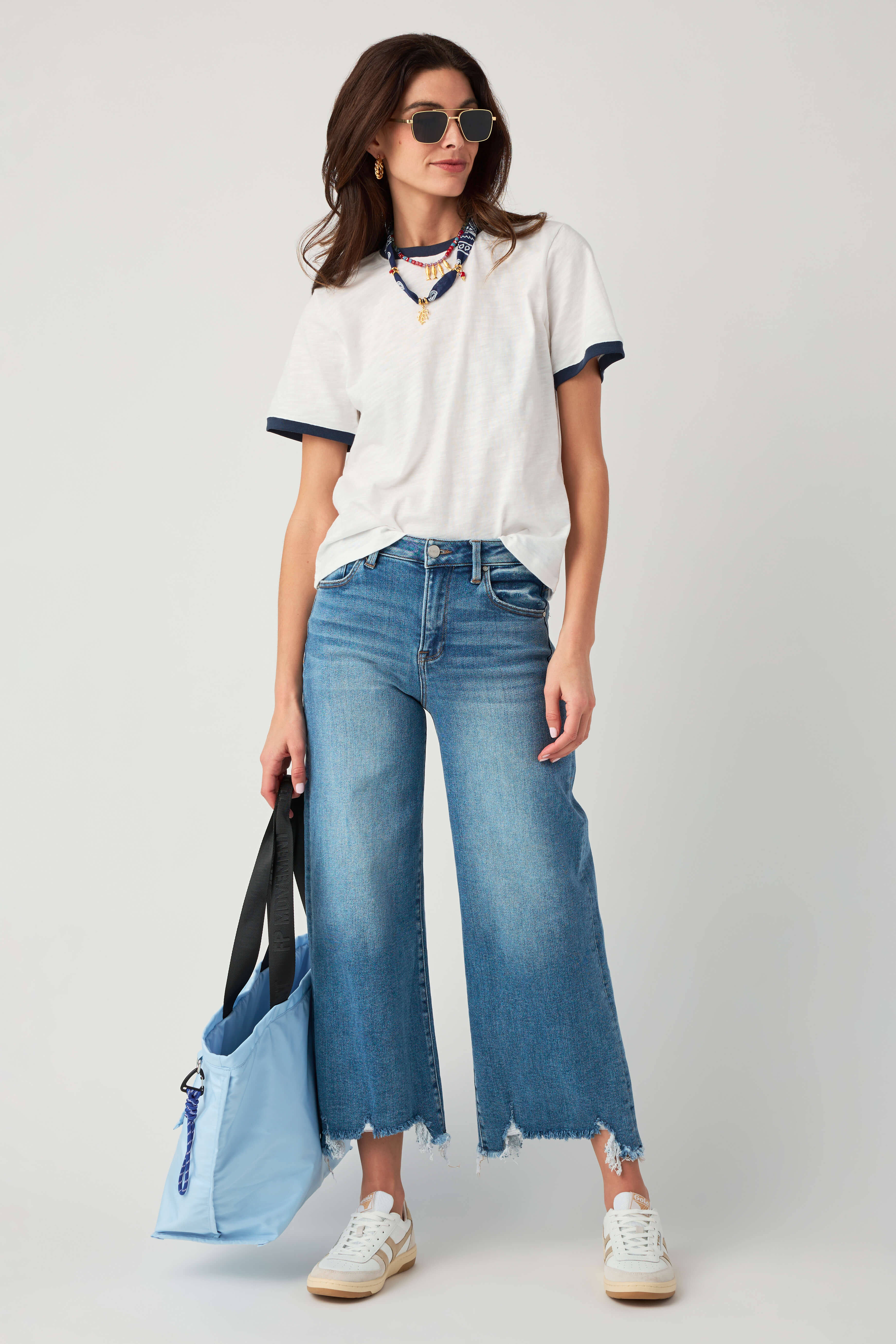 Miou Muse Essential Slub Ringer Tee | Social Threads