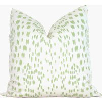 Brunschwig Fils Les Touches Pillow Cover Peridot Green Abstract Print | Etsy (US)