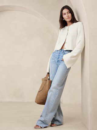 Lucia Cropped Cardigan | Banana Republic (US)