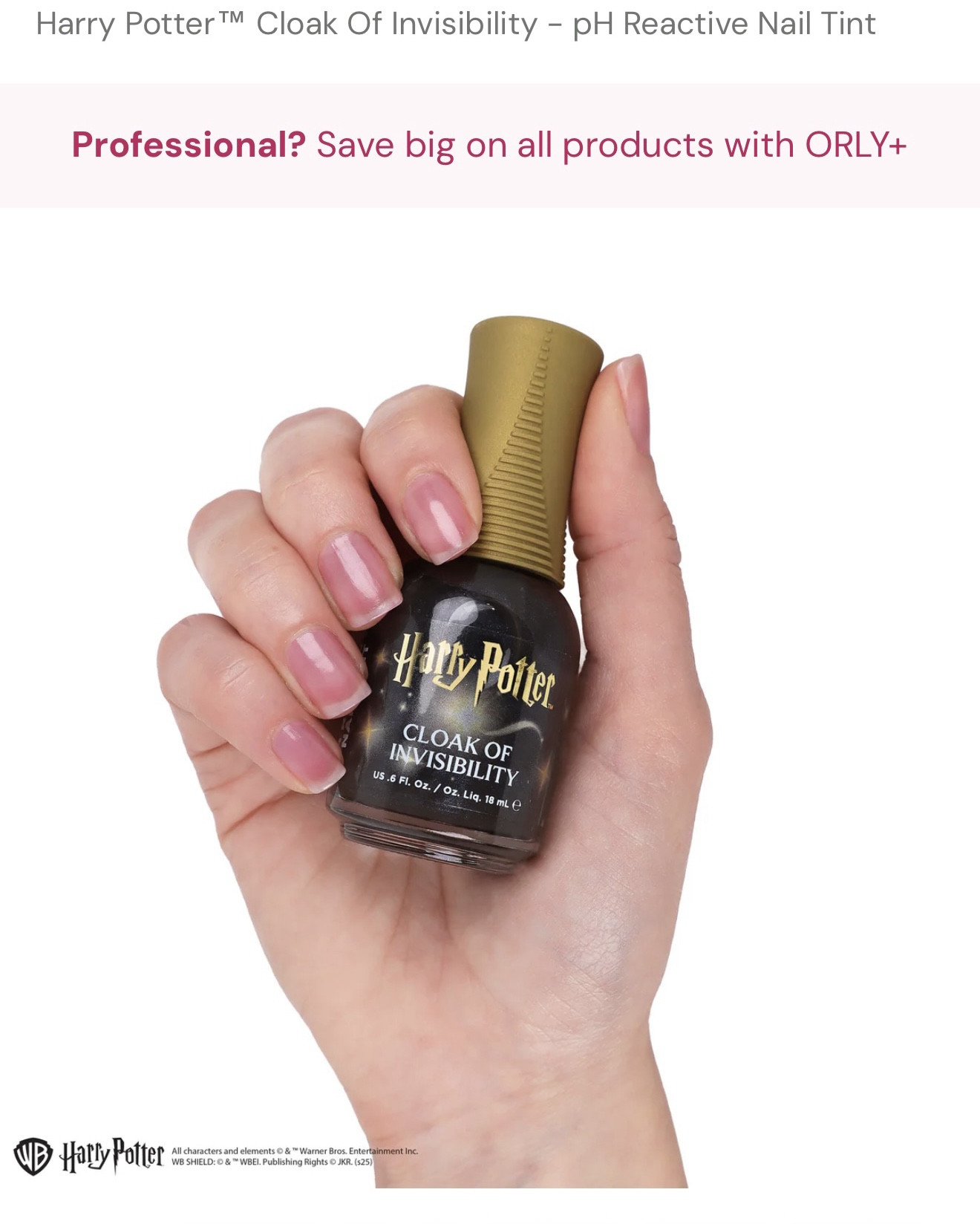 Look what I found online!  I have a lot of ORLY polish at home and at my salon. Their effects type polishes are always fun.  #nails  #nailcolor #orly #harrypotter 

#LTKGiftGuide #LTKBeauty #LTKWorkwear