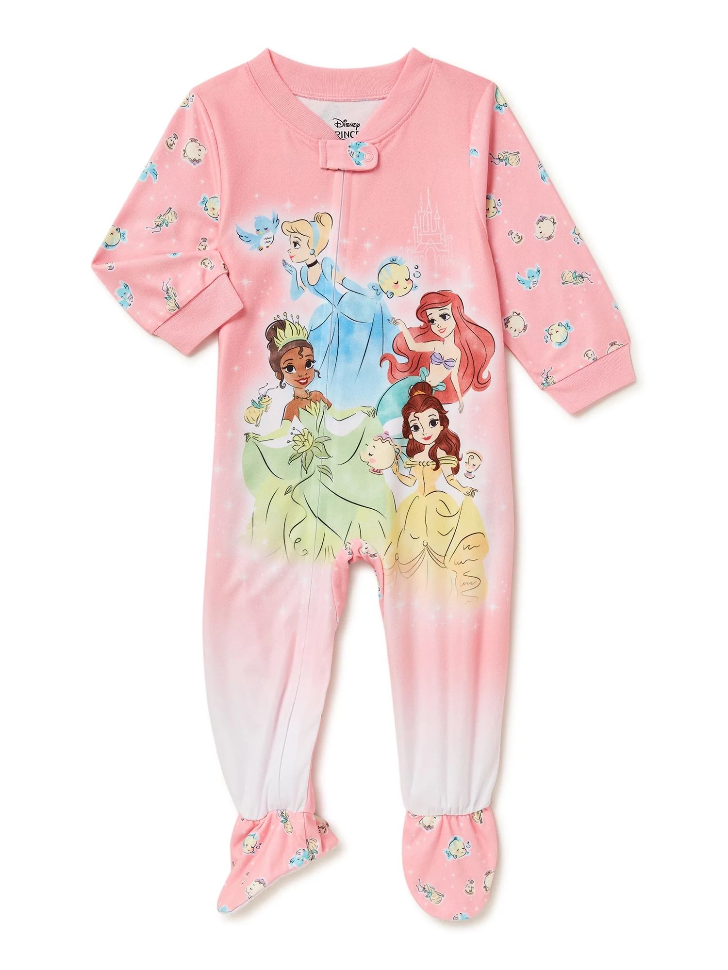 Disney Princess Baby and Toddler Girls' Blanket Sleeper, Sizes 12M-5T - Walmart.com | Walmart (US)