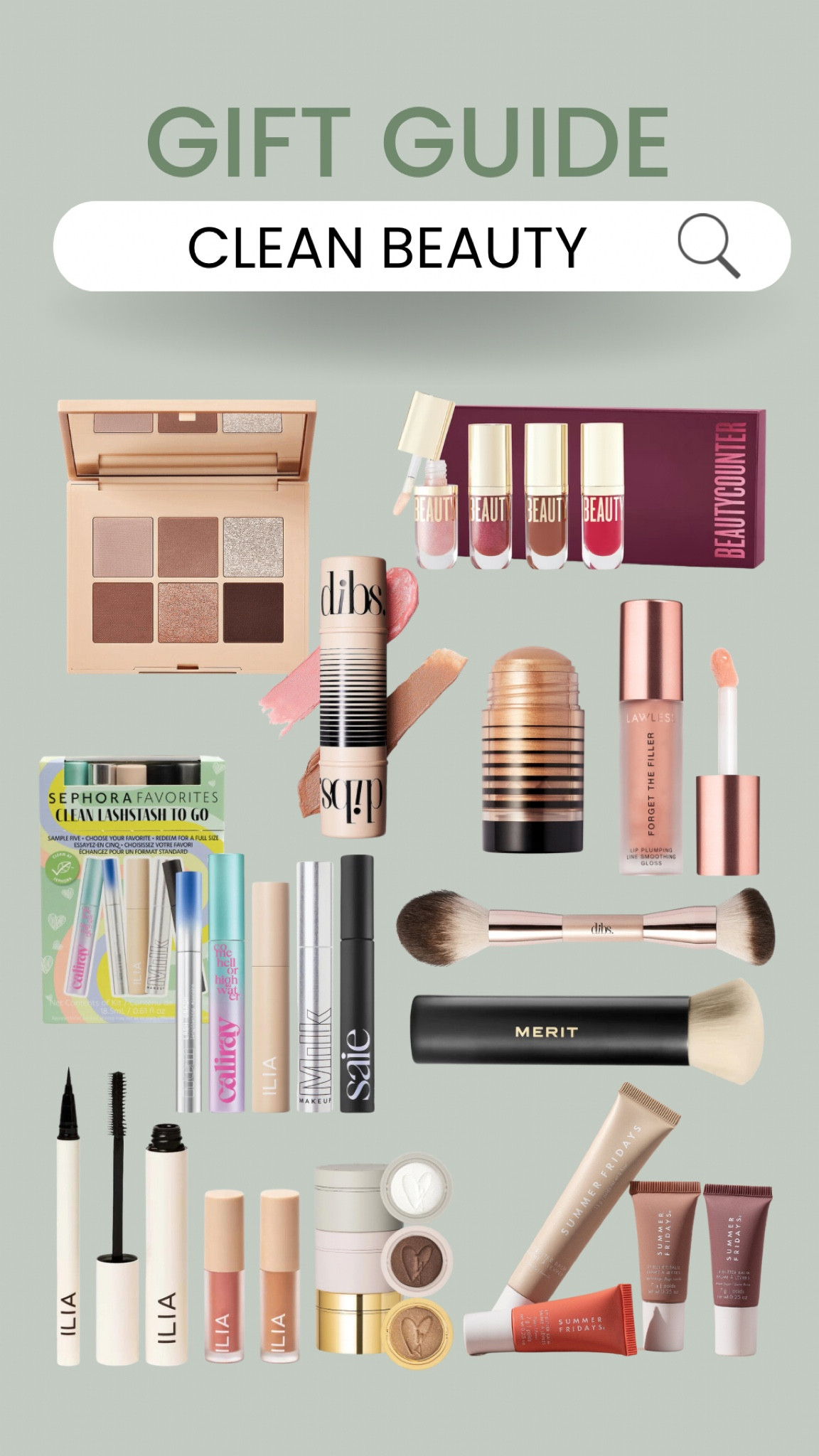 gift guide for the clean beauty lover 👸🏻💋
-love these beautycounter mini lipglosses and summer friday lip
-Ilia is my current go-to for clean makeup  
-dibs beauty 🤌🤌🤌




gift for her, gift for sister, mom, mother in law, cousin, sister-in-law, co-worker, 
best friend gift, clean makeup, stocking stuffers, under 50, under 100 

gifts from sephora, ulta, and dibs beauty

#LTKbeauty #LTKU #LTKHoliday