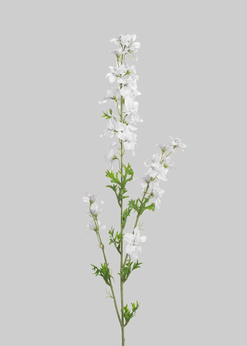Cream White Delphinium | Artificial Larkspur Wildflowers | Afloral.com | Afloral