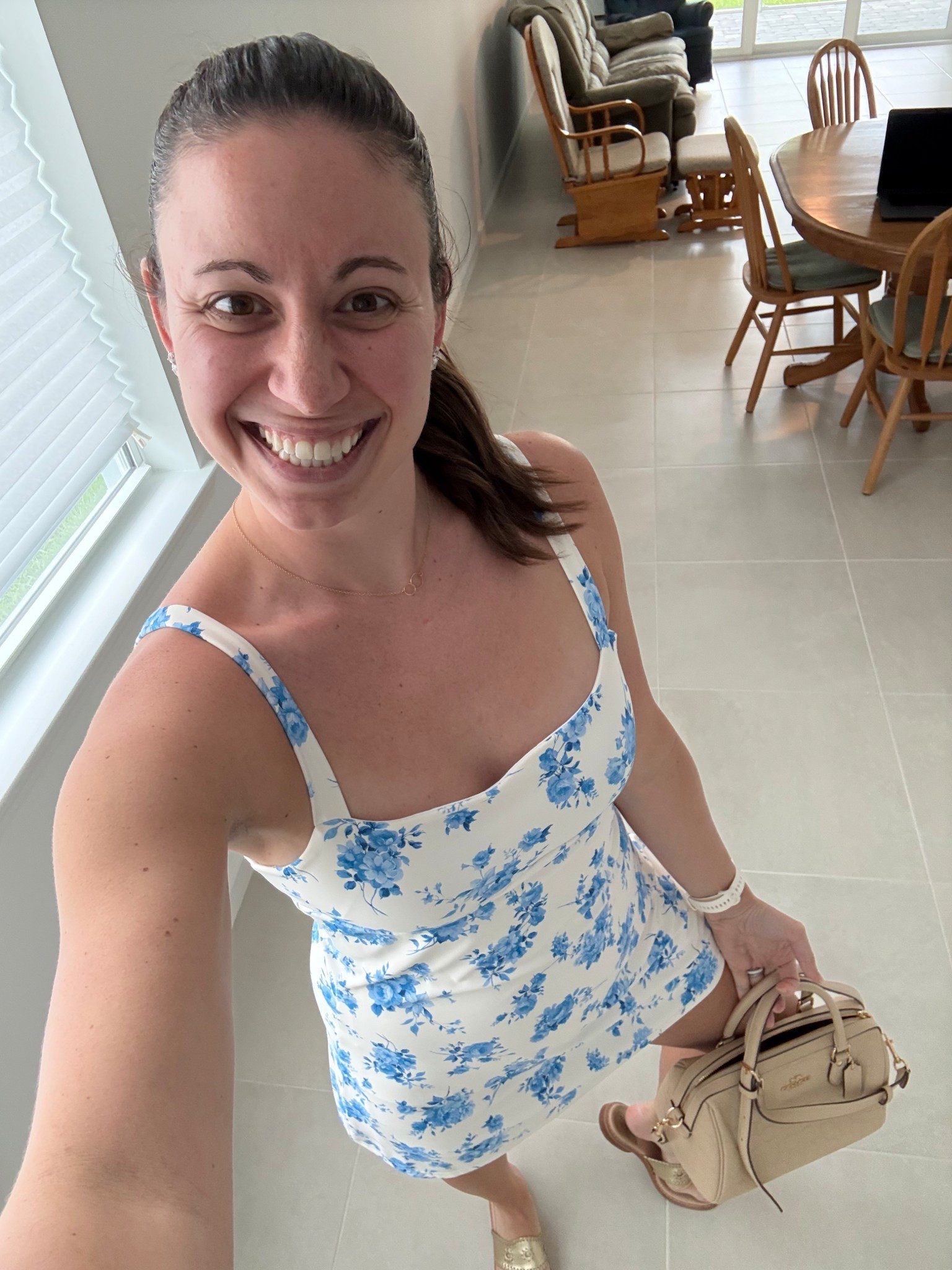 Hot weather in Florida calls for cute active wear! I love a built in bra/ dress that I can wear all day and not feel out of place no matter where we go: errands, shopping, food, etc! Paired my Jack Rogers and Coach crossbody to finish off the look! 

#LTKSeasonal #LTKgrwm #LTKootd