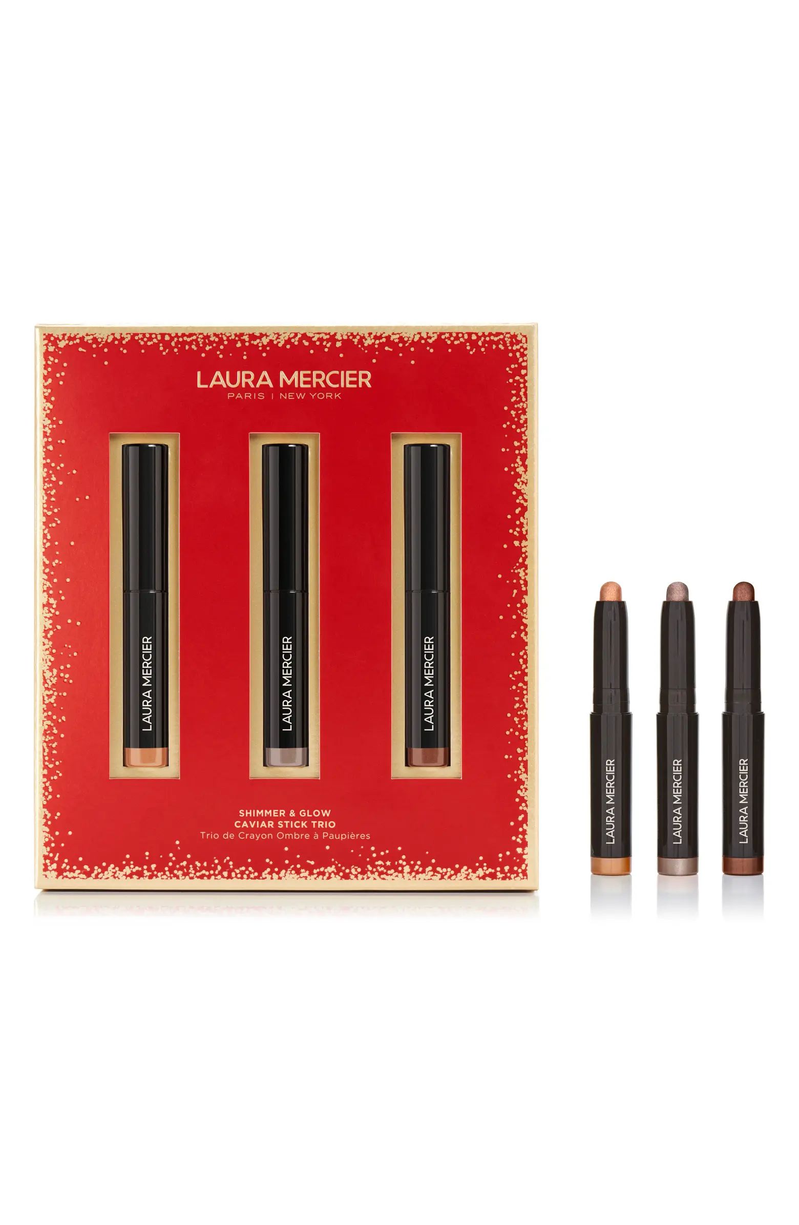 Laura Mercier Shimmer & Glow Mini Caviar Stick Eye Color Set USD $53 Value | Nordstrom | Nordstrom