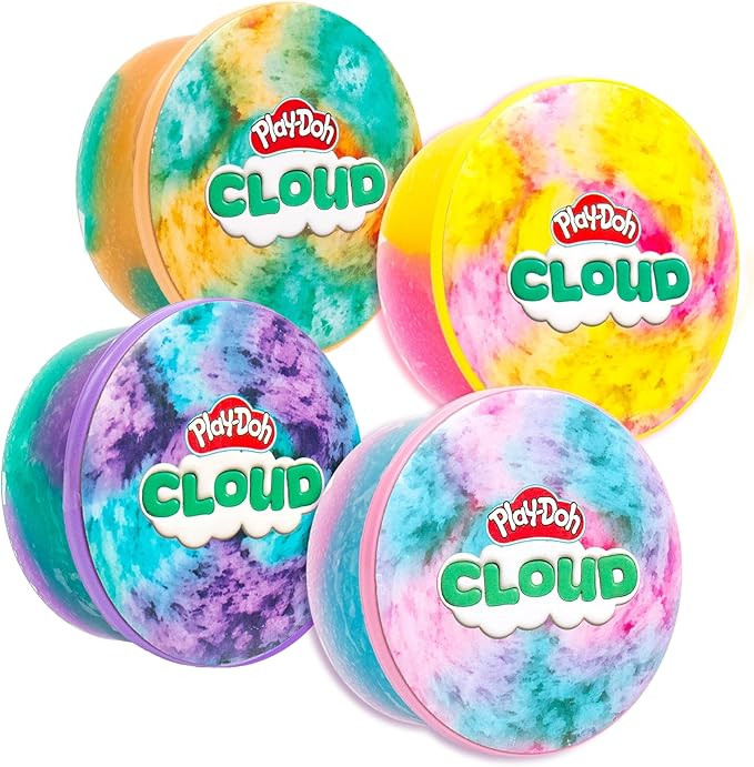 Play-Doh Scented Cloud Compound, 4-Piece Bundle Pack, Popular Kids Toys, Party Favors for Ages 8-... | Amazon (US)