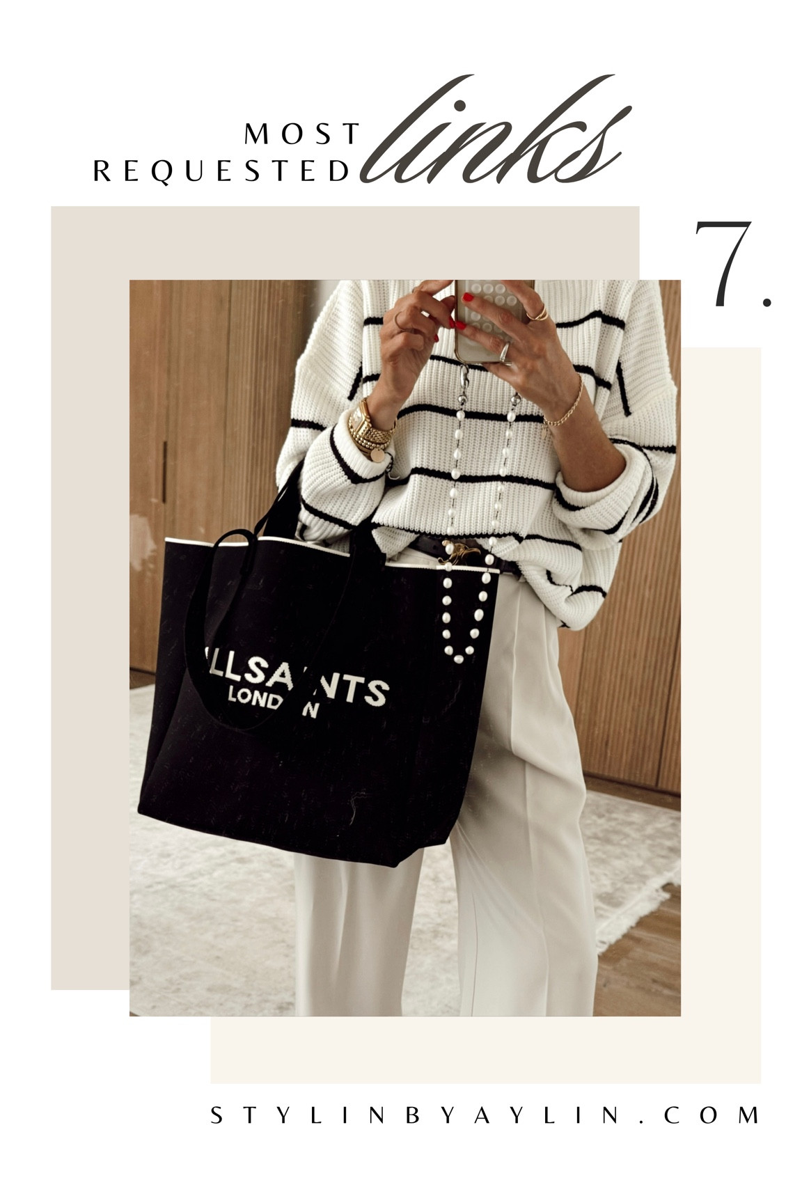 All Saints tote bag #stylinbyaylin

#LTKTravel #LTKItBag #LTKStyleTip