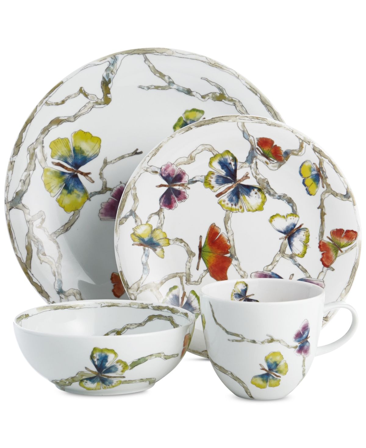 Michael Aram Butterfly Ginkgo Dinnerware Collection 4-Pc. Place Setting | Macys (US)