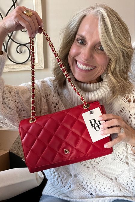 This bag is tooooo cute! 
Red is trending and a cute bag is a great way to add it. This is such a good alternative to a designer bag that will cost ore than 10X as much 
#p64 #paris64 #designerbag 

#LTKitbag #LTKCyberWeek #LTKstyletip