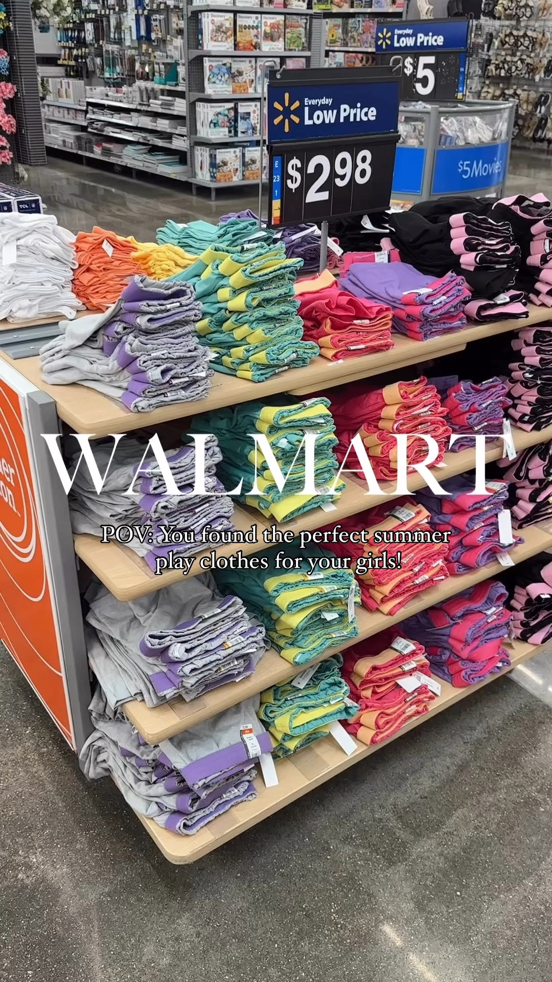 The jackpot of little girl, summer play clothes from Walmart! 🙌🏻☀️🎉