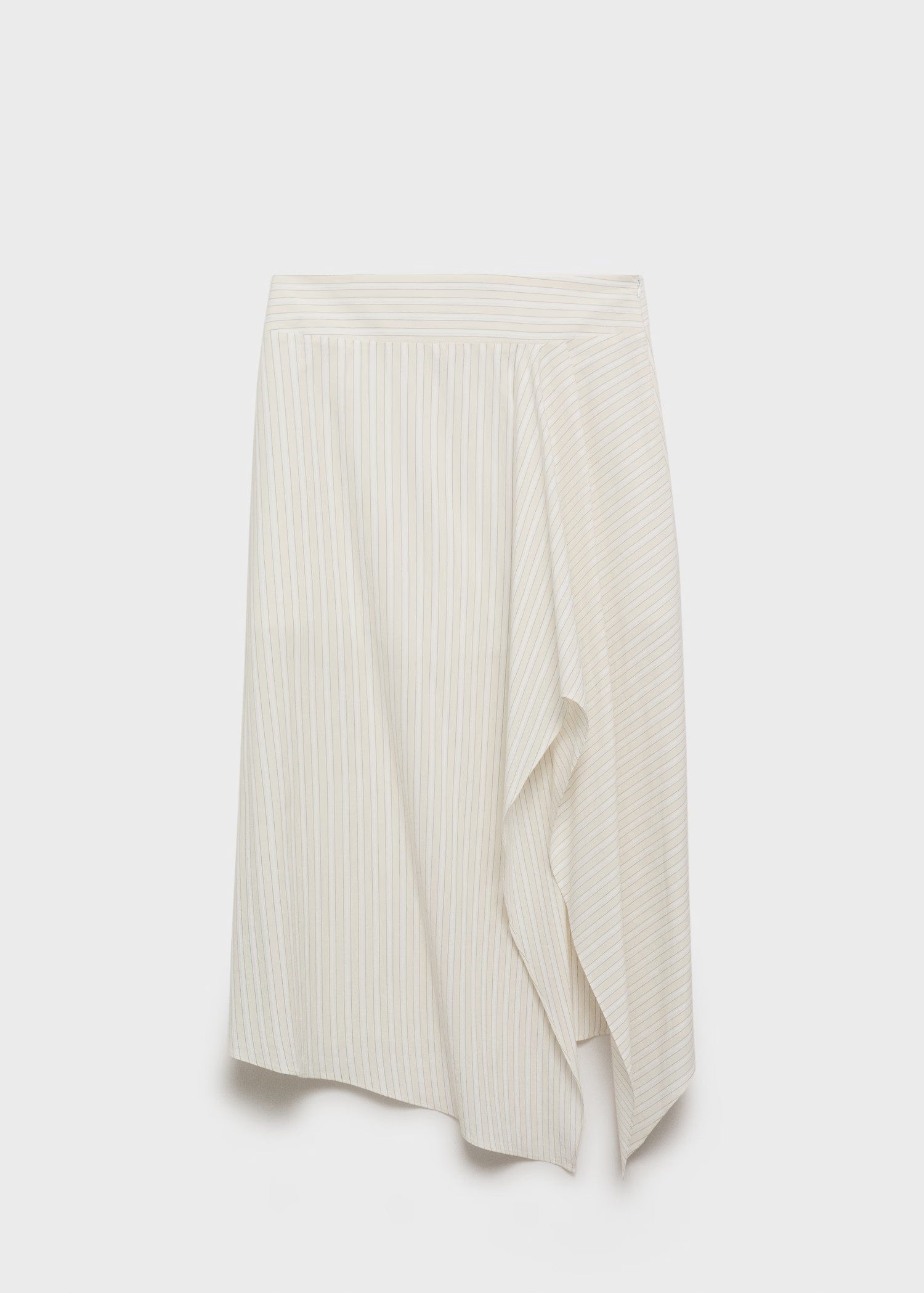 Striped asymmetric skirt - Women | MANGO United Kingdom | MANGO (UK)