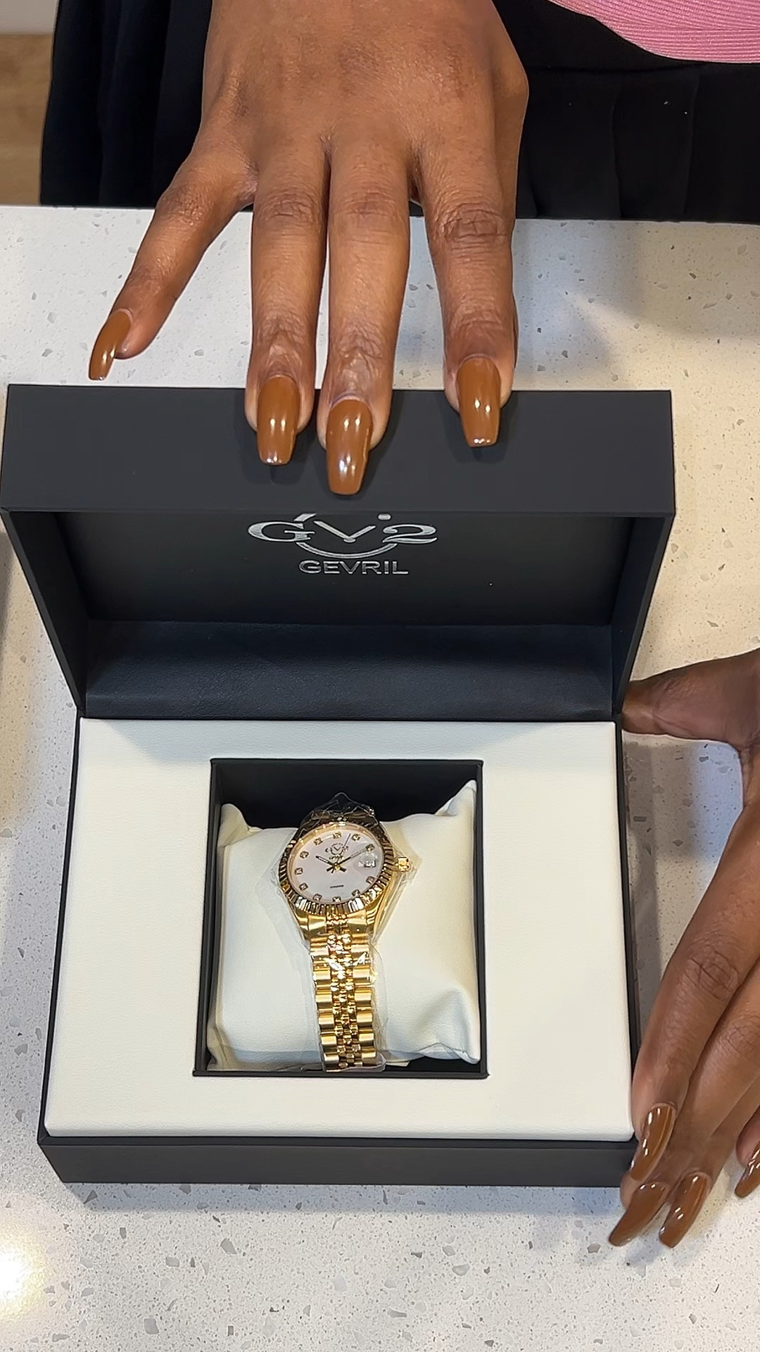 Women's GV2 Naples Diamond Swiss Watch, 34mm 
$2995 now on sale 🌸

#LTKstyletip #LTKsalealert #LTKGiftGuide