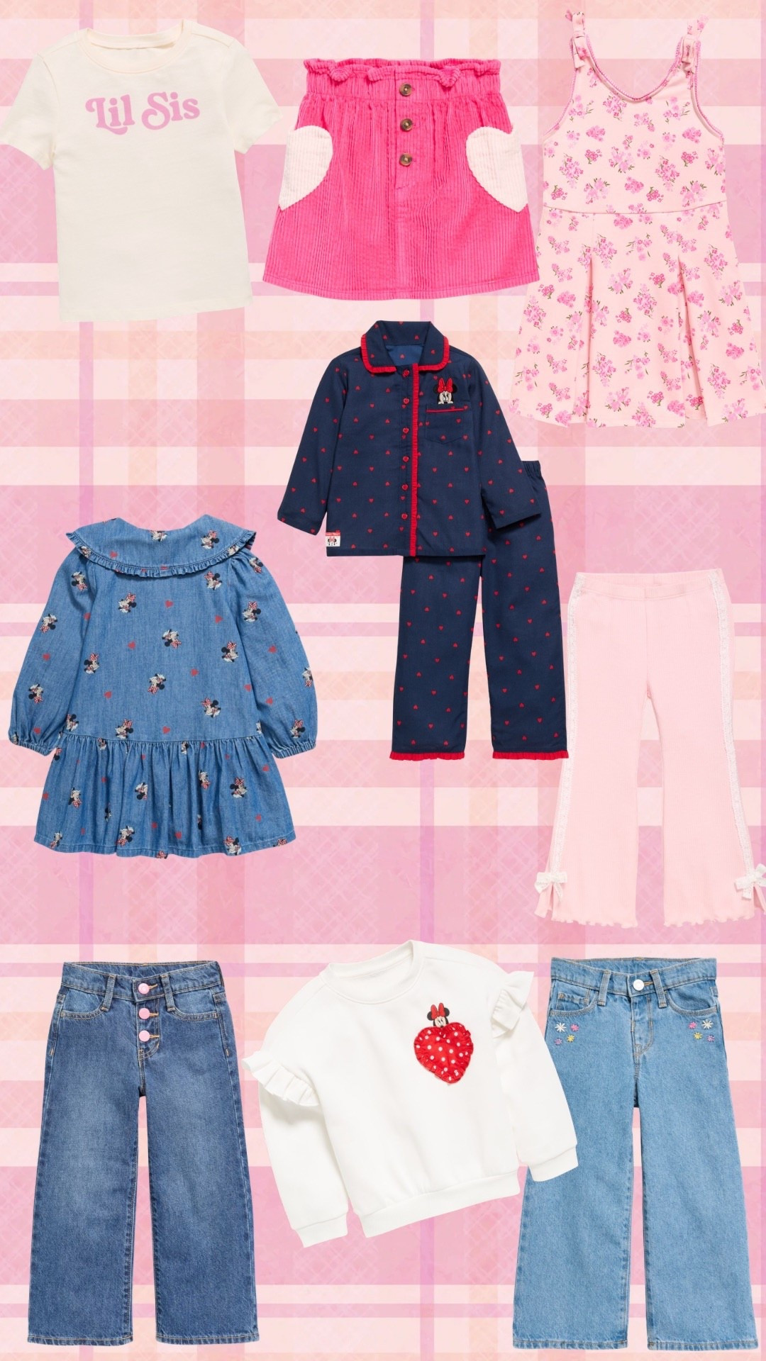 Toddler girl clothes
Old navy 
Minnie 
Disney 

#LTKKids #LTKBaby