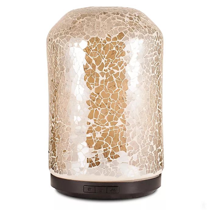 ScentSationals Mosaic Large Lighted Ultrasonic Essential Oil Diffuser in Amber | Bed Bath & Beyond