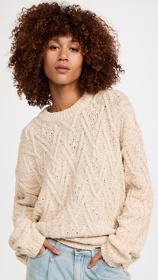 Free People Isla Cable Knit Sweater | SHOPBOP | Shopbop