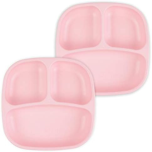 RE-PLAY |Made in USA | 2pk Divided Plates for Baby and Toddler | Made from Virtually Indestructib... | Amazon (US)
