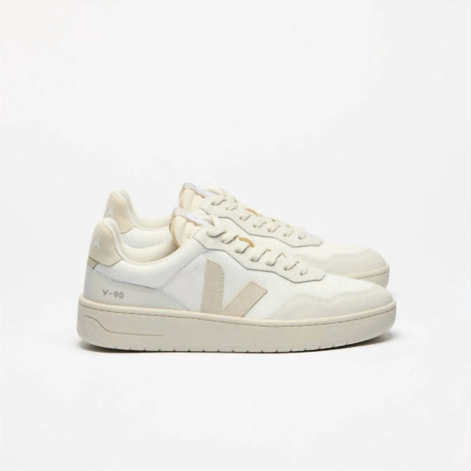 Women's V-90 Mesh Sneaker In White/pierre | Shop Simon