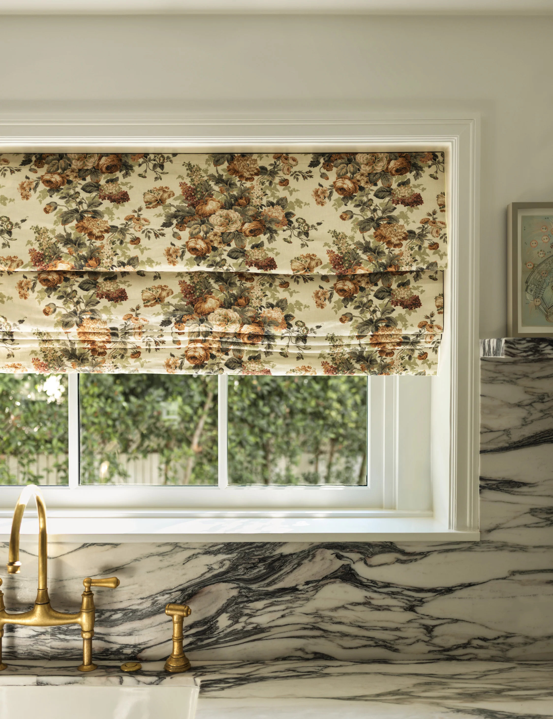 Soter Linen Roman Shade | Lulu and Georgia 