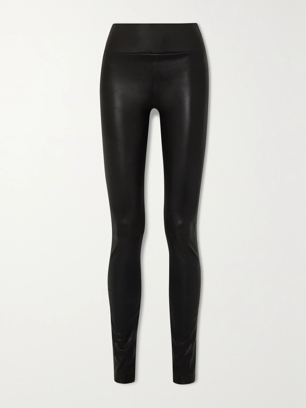 SPRWMN - Zip-detailed Leather Leggings - Black | NET-A-PORTER (US)