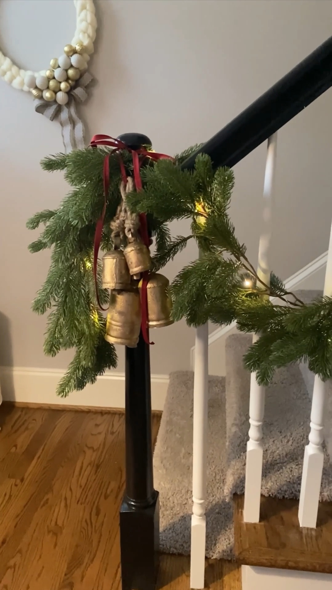 Transforming my black stair bannister into a festive wonderland on a budget! 

🎄✨ Embracing the magic of Christmas with budget-friendly garland, fairy lights, burgundy velvet ribbon, and charming cowbells. 

Elevate your decor without breaking the bank! 🌟 

Christmas decor
Budget Christmas decor
Staircase garland ideas
DIY holiday decorating
Velvet ribbon staircase
Christmas cowbell decorations
Festive bannister makeover
Affordable holiday home decor
Fairy lights stair railing
Christmas staircase inspiration
Holiday decorating on a budget


#DIYChristmas #BudgetDecor #HolidayMagic

#LTKHome #LTKHoliday #LTKFindsUnder100