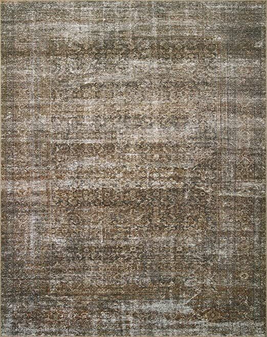 Amber Lewis x Loloi Billie Collection BIL-06 Tobacco / Rust 8'6" x 11'6" Area Rug | Amazon (US)