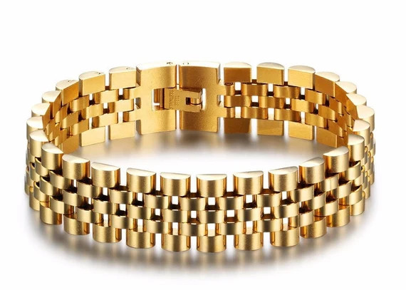 Men's Stainless Steel Presidential Jubilee Syle Bracelet | Etsy | Etsy (US)