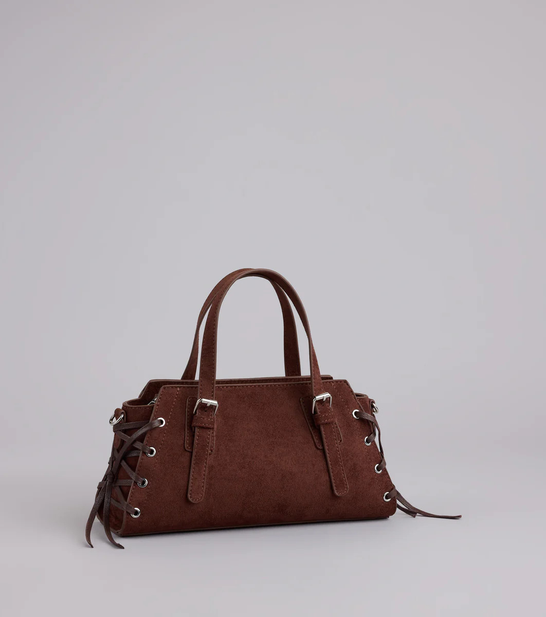 By My Side Lace-Up Mini Tote Bag | Windsor Stores