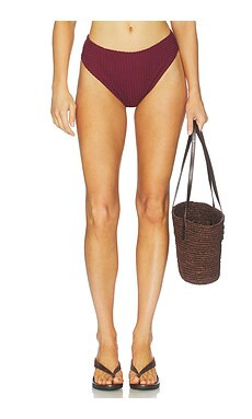 Montce Paula Bikini Bottom in Maroon Crochet from Revolve.com | Revolve Clothing (Global)
