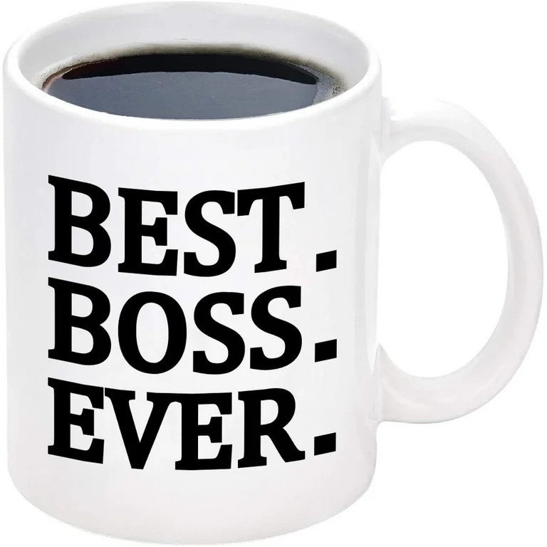 Gifts for Boss - Best Boss Ever Coffee Mugs, Christmas Gifts, Birthday Gifts, Boss Gifts, Best Of... | Walmart (US)