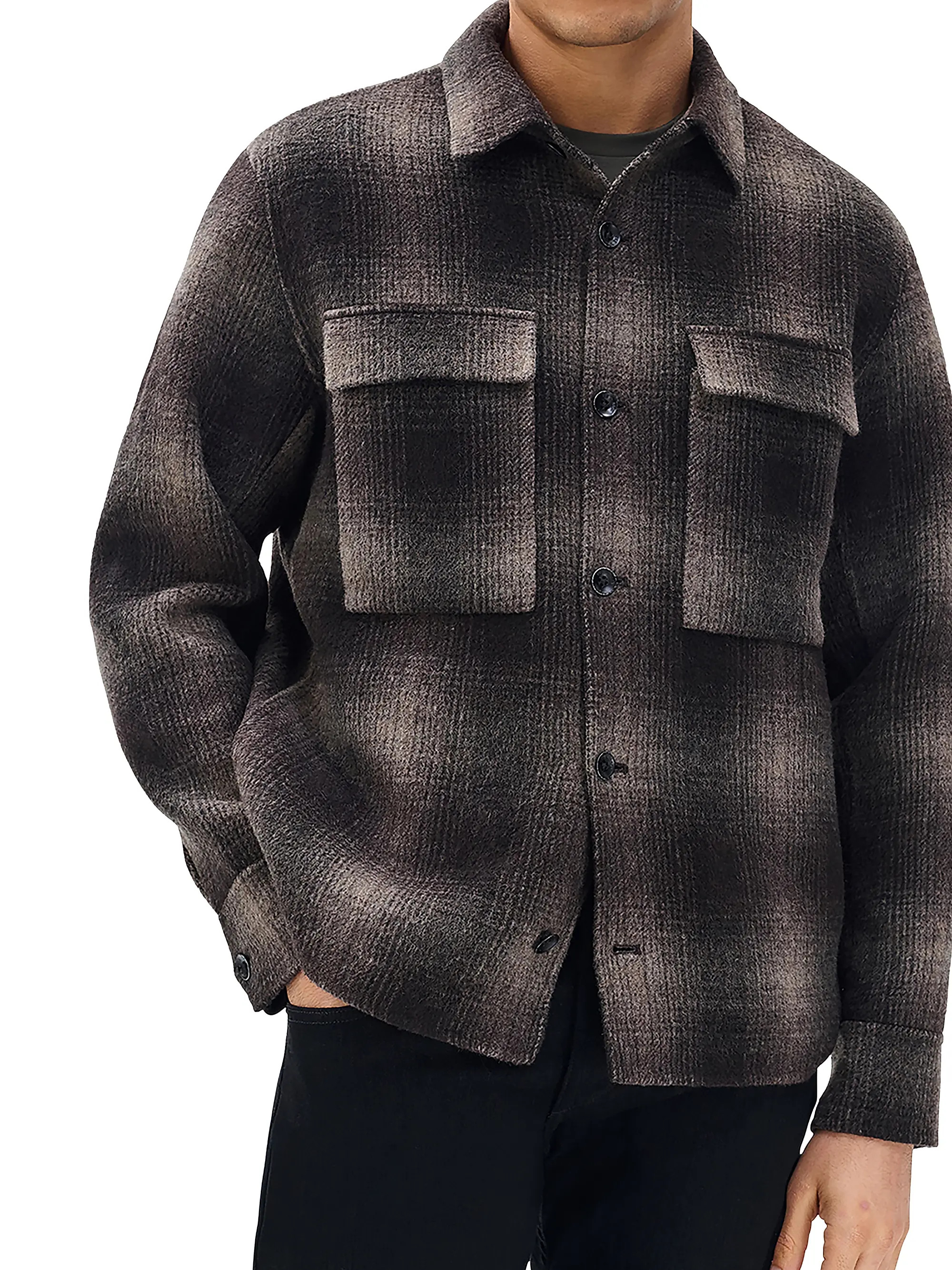 Austin Wool Shirt Jacket | Saks Fifth Avenue