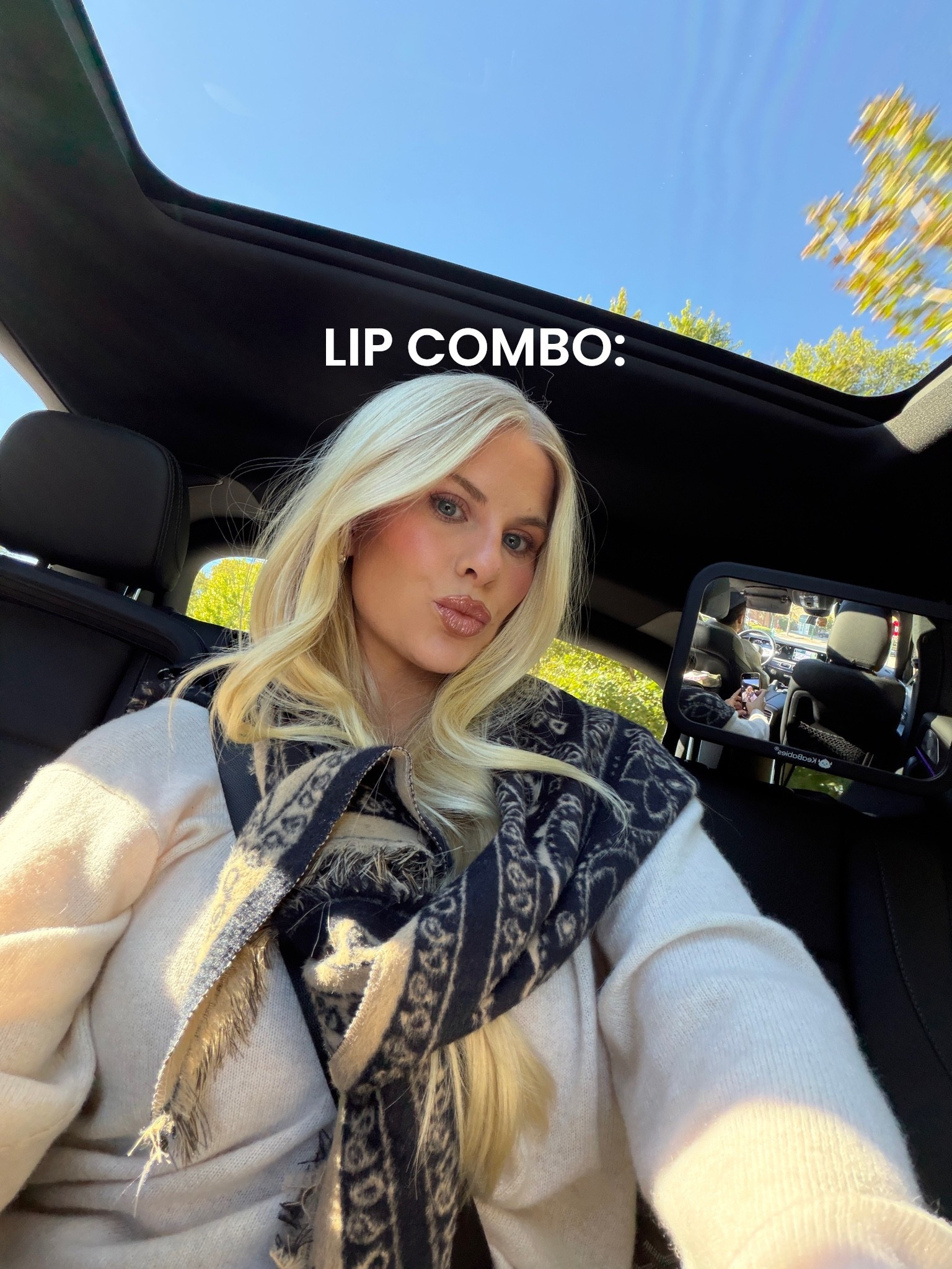 Liner: Hi def honey, lipstick: blazed donut, Gloss: champ stamp